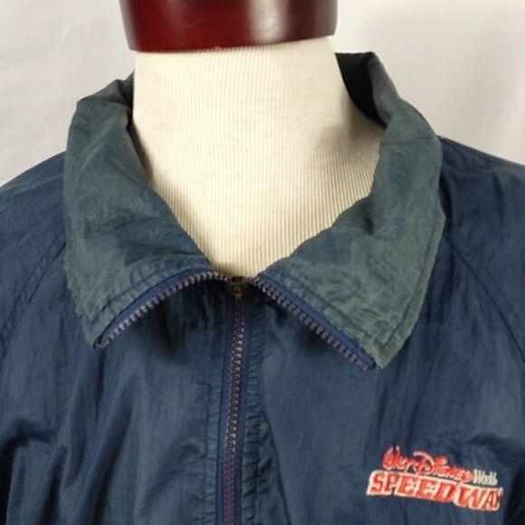 Walt Disney World Speedway Blue Windbreaker - Picture 6 of 8